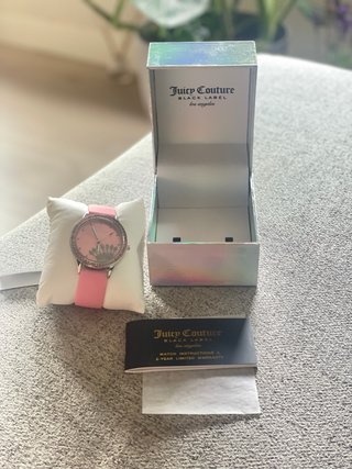 Reloj Juicy Couture Rosa y Plateado