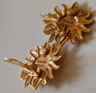 Icónicos pendientes Clip Sol Gianni Versace Dorado