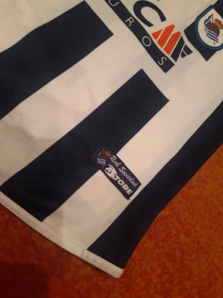 Camiseta Real Sociedad Retro fiatc Martin Talla 8
