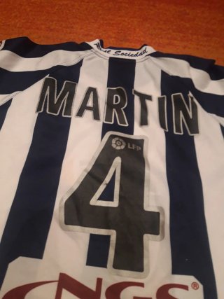 Camiseta Real Sociedad Retro fiatc Martin Talla 8