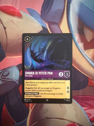 Ombra di Peter Pan Non Cucita Carta