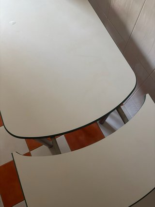 Mesa extensible cocina + 2 sillas