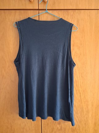 Camiseta sin mangas Best Mountain azul