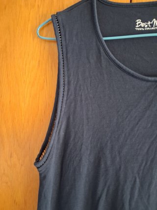 Camiseta sin mangas Best Mountain azul