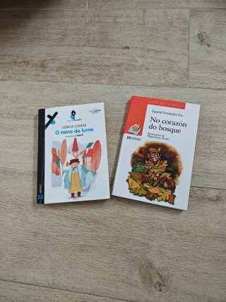 2 Libros: O Neno de Lume - No Corazón do Bosque