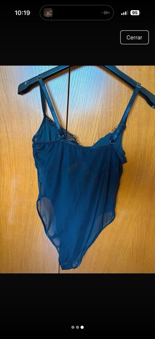 Body de encaje negro