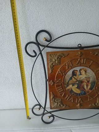 Orologio da parete ferro battuto Capodimonte