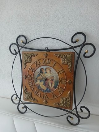 Orologio da parete ferro battuto Capodimonte