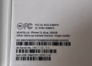 iPhone 13 256GB Blu