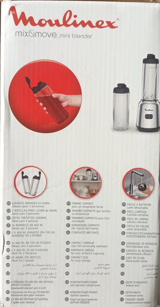 Batidora Moulinex Mix&Move LM15FD