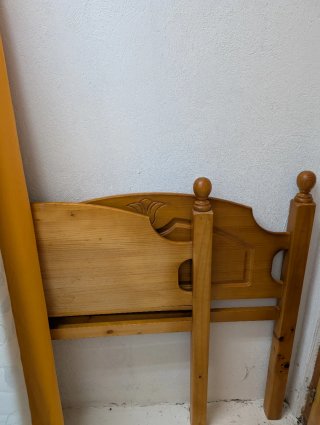 2 cabeceros de cama de madera 90 cm
