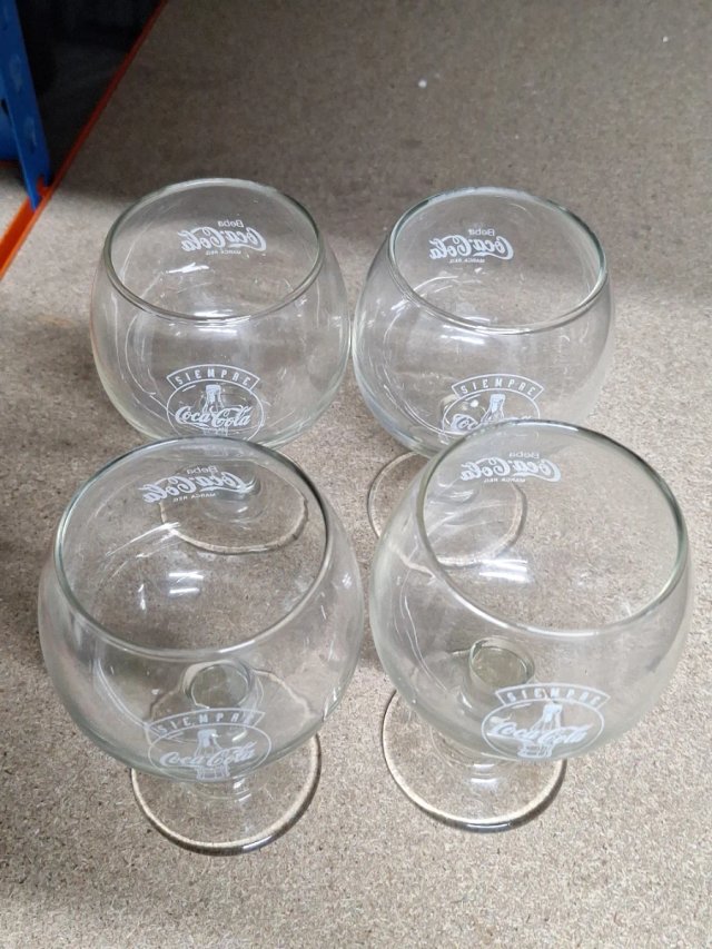 Lote 4 Copas Coca-Cola Siempre
