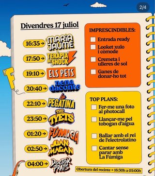 Festiuet divendres 17 juliol