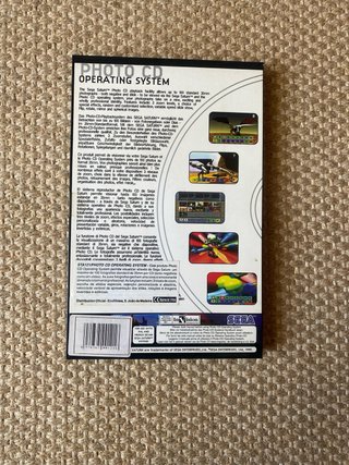 Consola Sega Saturn Photo CD com manual