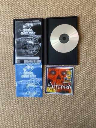 Consola Sega Saturn Photo CD com manual