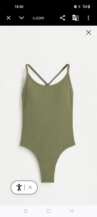 Bañador color verde de mujer. Sin estrenar