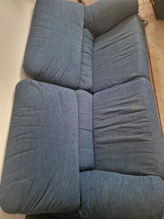 Sofá Cama Azul 2 Plazas + sofá (x2)