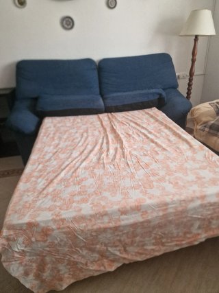 Sofá Cama Azul 2 Plazas + sofá (x2)