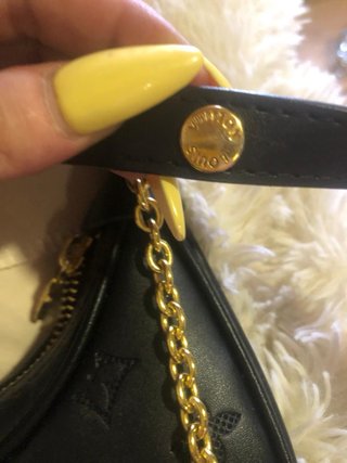 Bolso Louis Vuitton Negro y Dorado