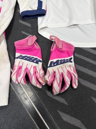 Traje Enduro Motocross MSR Blanco/Rosa