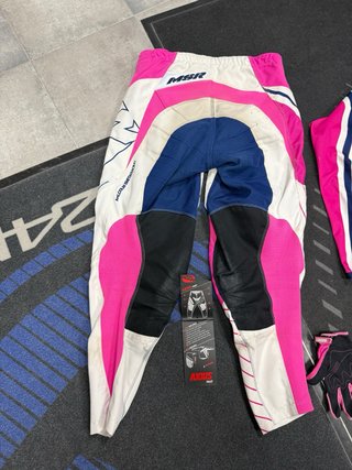Traje Enduro Motocross MSR Blanco/Rosa