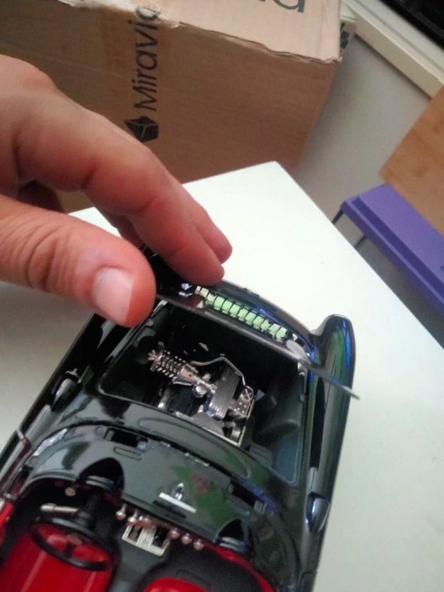 Bburago Corvette 1957 1:18 Nero/Rosso