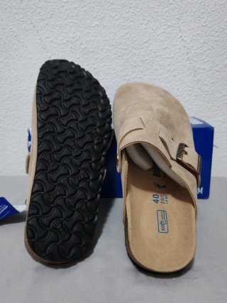Zuecos Birkenstock Beige