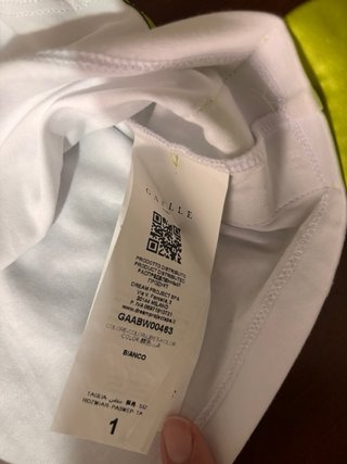 Top Gaelle Paris bianco taglia 1 (40)