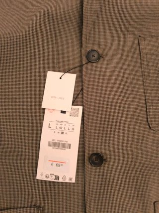 Traje Zara Lino Marrón