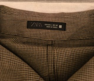 Traje Zara Lino Marrón