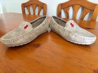 Mocasines Polo Ralph Lauren Beige/Rojo
