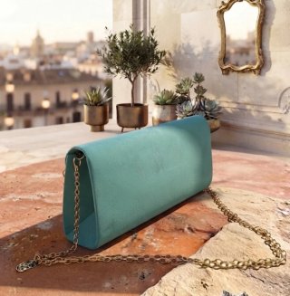 Bolso Clutch Verano Teal