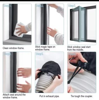 Sello Ventana A/A Portátil para tubo!