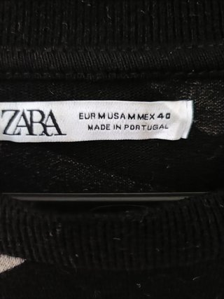 Camisa Zara Estampado Animal Talla M