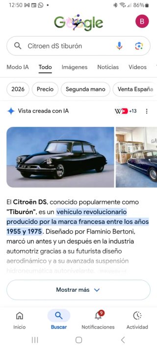 Cristal delantero Citroën GS Tiburón 1960