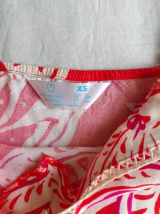 Camiseta tirantes estampada talla XS