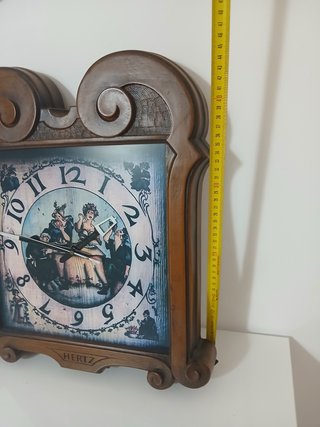 Orologio da parete HERTZ vintage Legno