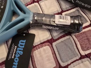 Set di racchette da padel Wilson Endure LS V1 e Optix V2
