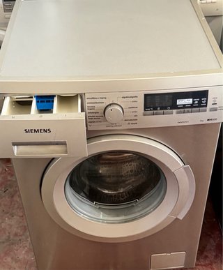 LAVADORA SIEMENS EN INOX DE 8 KILOS
