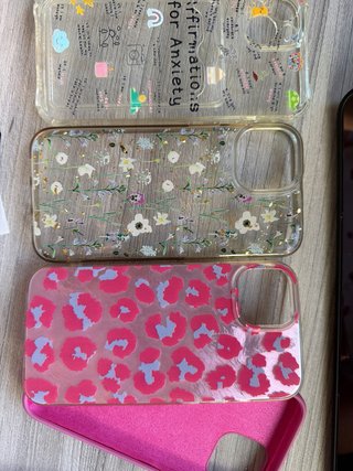 Fundas del iphone 14 y 2 protectores de camara