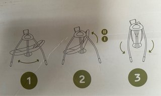 Hamaca para bebé con juguetes