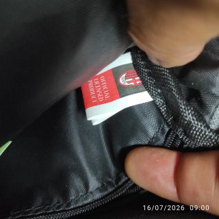 Borsello monospalla AC Milan nero