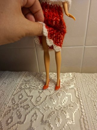 Barbie 2015 con vestito fatto a mano