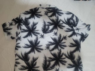 Camicia uomo fantasia palme