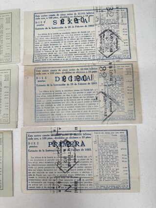 Lotería Nacional Antigua Española