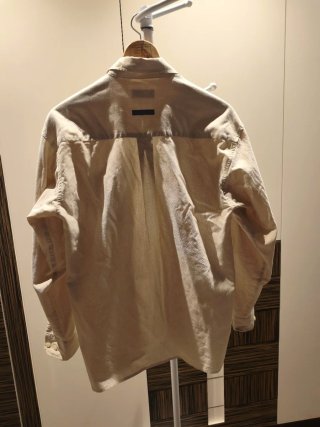 Camisa Fred Perry Beige Talla S Manga Larga