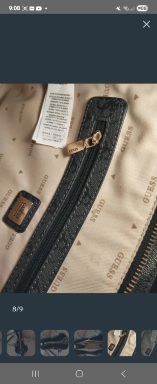 Bolso Guess Negro/Gris