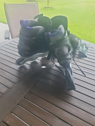 Patines en línea con protecciones número 41