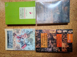 Pack 3 libros historia y oposiciones bibliotecas.