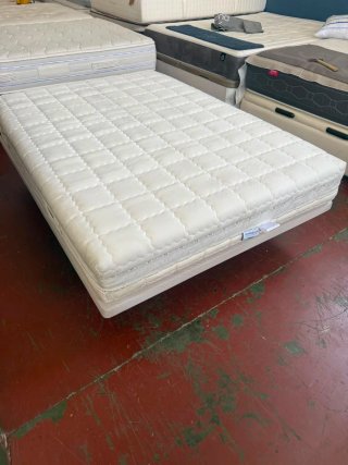 Colchón Viscoelástico 135x190 + Base Tapizada